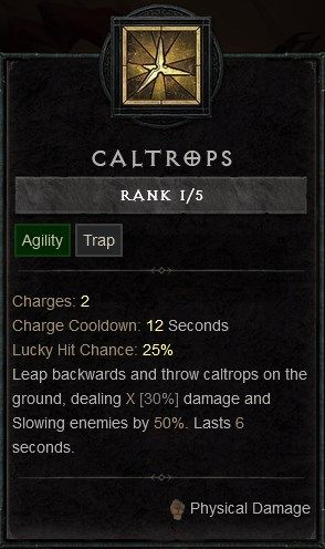 Diablo 4 Rogue Build - Caltrops Agility Skill to Slow Down Enemies