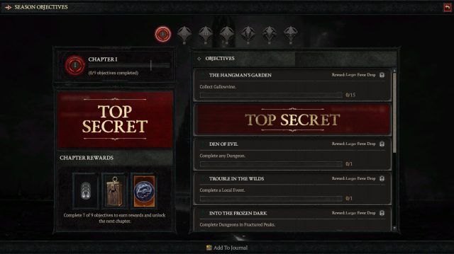 Diablo IV Seasonal Journey