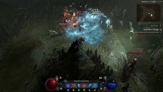 Frozen Orb Skill to Apply Vulnerable