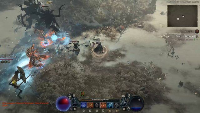 Diablo IV Sorcerer Build - Hydras to Deal Fire Damage