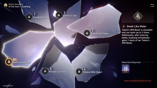 Dwell Like Water Eidolon at Level 6