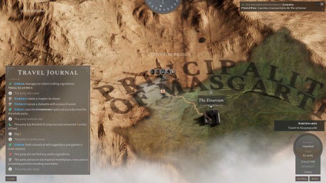 Exploration in the Northern Part of the Principality of Masgarth