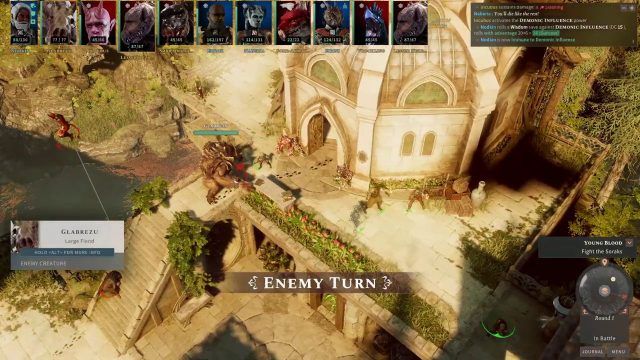 Glabrezu in Combat