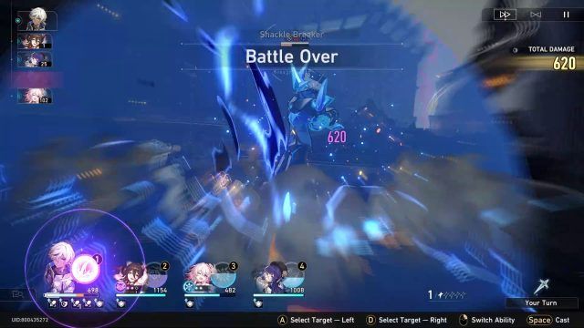 Honkai Star Rail Arlan in Combat