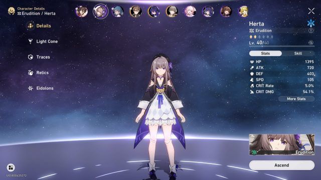 Honkai Star Rail Herta Build Guide