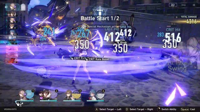 Honkai Star Rail Herta in Combat