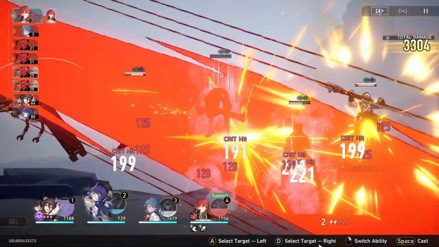 Honkai Star Rail Himeko in Combat