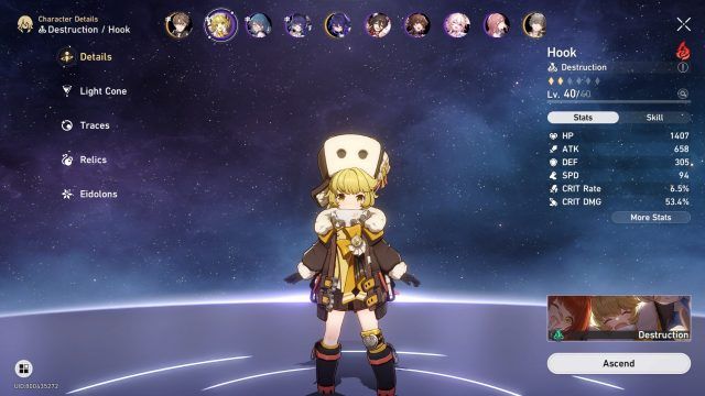 Honkai Star Rail Hook Build Guide
