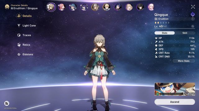 Honkai Star Rail Qingque Build Guide