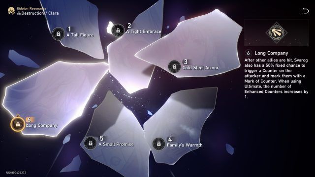 Long Company Eidolon at Level 6