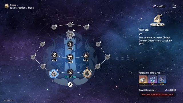Naivete Bonus Ability
