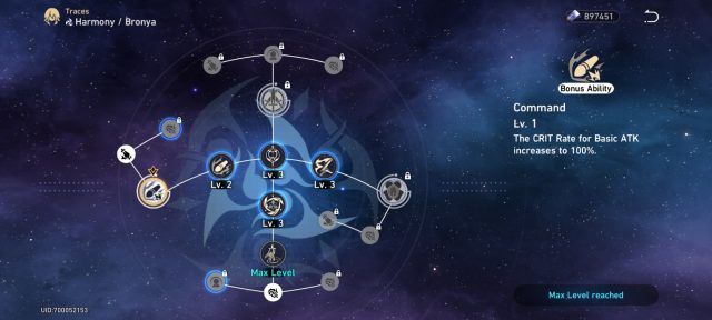 Honkai: Star Rail Bronya Build - Traces