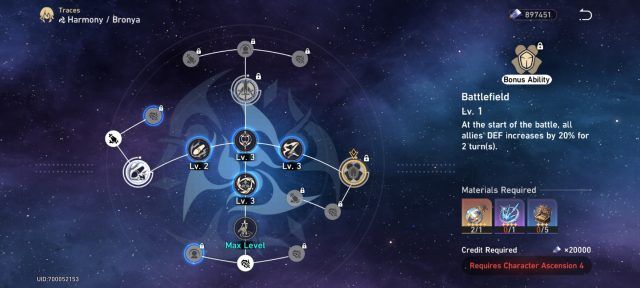 Honkai: Star Rail Bronya Build - more Traces
