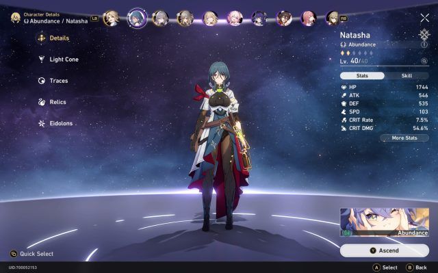 Honkai: Star Rail Serval Build - Natasha
