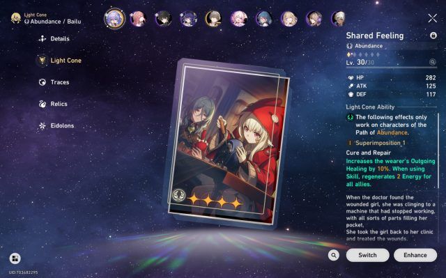 Honkai: Star Rail Bailu Build Guide