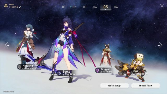 Team Composition for Natasha
