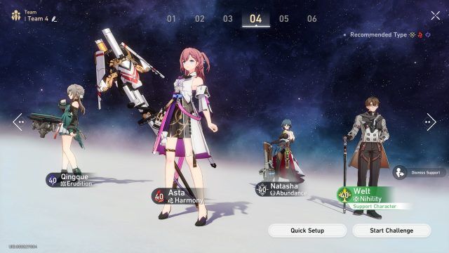 Team Composition for Qingque