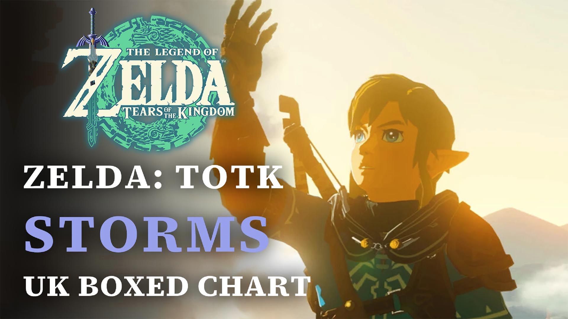 Zelda Tears of the Kingdom Storms UK Physical Launch Chart 01