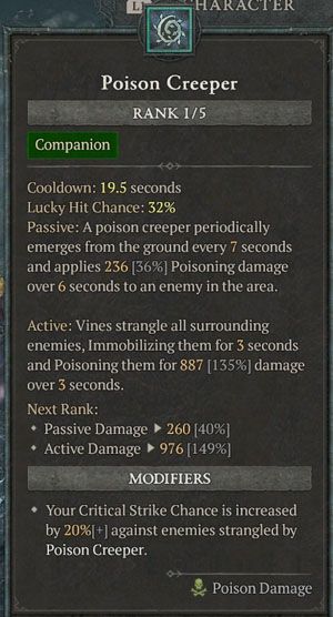 Diablo 4 Storm Druid Build - Poison Creeper