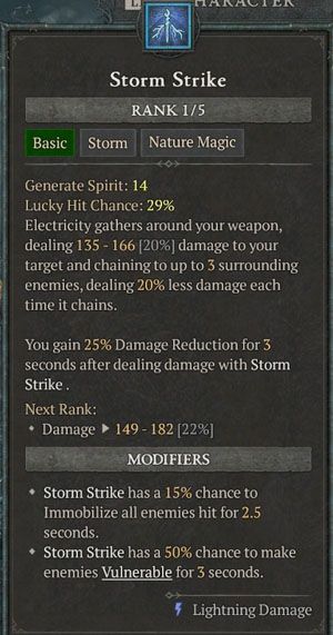 Diablo 4 Storm Druid Build - Storm Strike