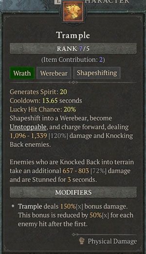Diablo 4 Werebear Druid Build   Pulverizer