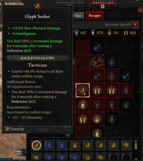 diablo 4 level 50 sorc tank build guide paragon levels