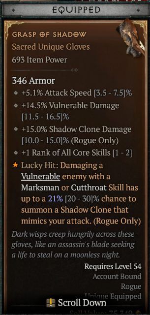 Diablo 4 Twisting Blades Rogue Build   Shadowblade