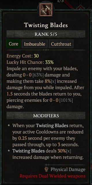 Diablo 4 Shadow Rogue Build - Twisting Blades