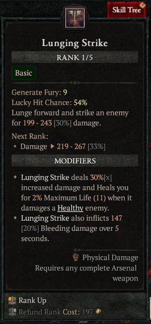 Diablo 4 Whirlwind Barbarian - Lunging Strike