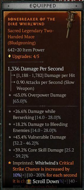 Diablo 4 Whirlwind Barbarian   Vortex