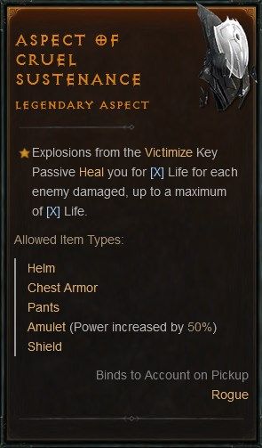 Aspect of Cruel Sustenance for Effective Healing