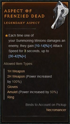 Aspect of Frenzied Dead