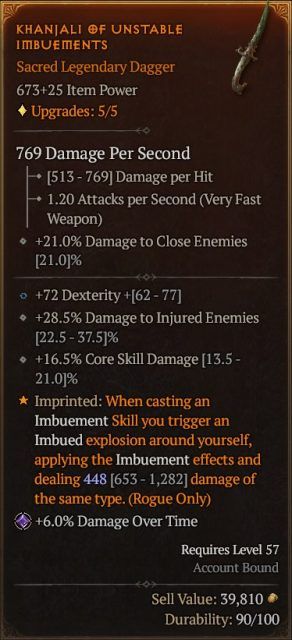 Cyclone Rogue Build - Rapid Aspect for Puncture to Gain Increased Attack Speed