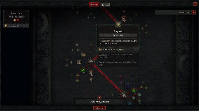 Cyclone Diablo 4 Rogue Build - Exploit Passive to Deal Increased Damage to Healthy and Injured Enemies