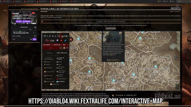 Diablo 4 Interactive Map for Side Quests &amp; Reputation