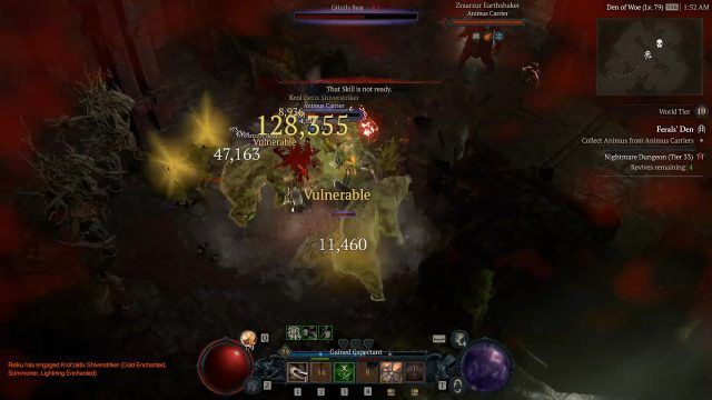 Diablo 4 Rogue Build - Perfected Cyclone in Combat