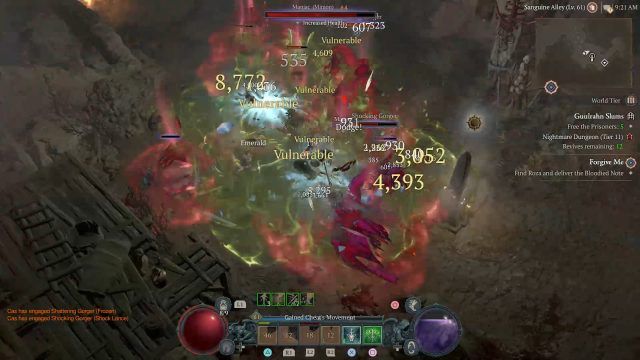 Diablo 4 Rogue Build - Trapper in Combat