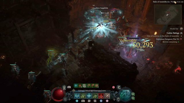 Diablo 4 White Walker Necromancer Build in Combat