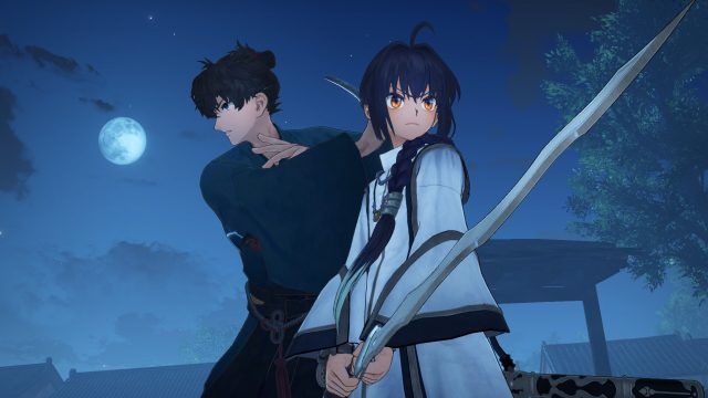 Fate/Samurai Remnant - Iori and Saber at the Ready