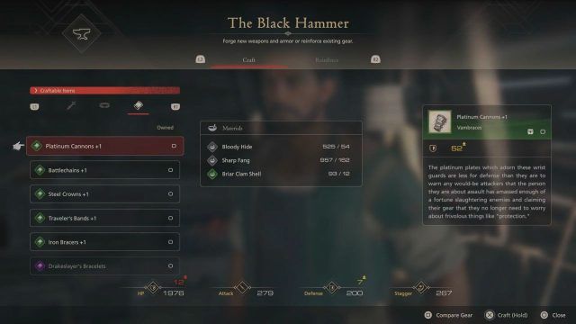 Save Materials Over Gil