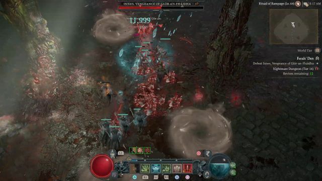 Grim Harvest, Blizzard, and Blood Lance to Deal Massive Overpower Damage