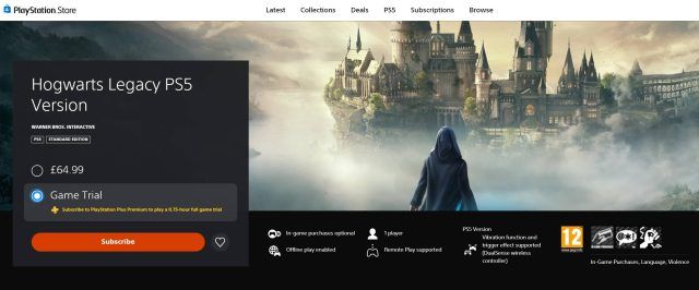 Experience 45 Minutes of Hogwarts Legacy in PS Plus Premium Trial