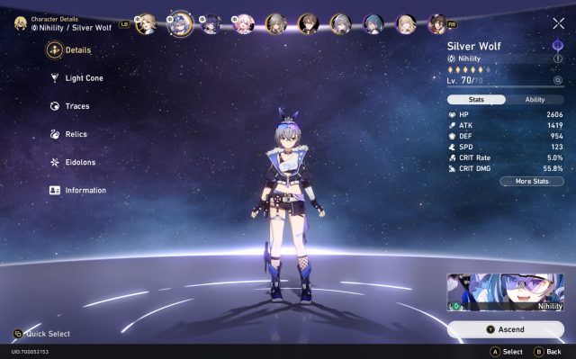 Honkai: Star Rail Silver Wolf Mono Ice team Guide