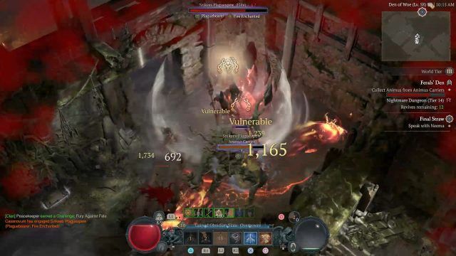 Nature&rsquo;s Fury D4 Druid Build in Combat