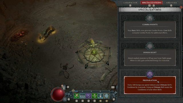 Preparation Specialization for the Improved Cooldown of Rain of Arrows