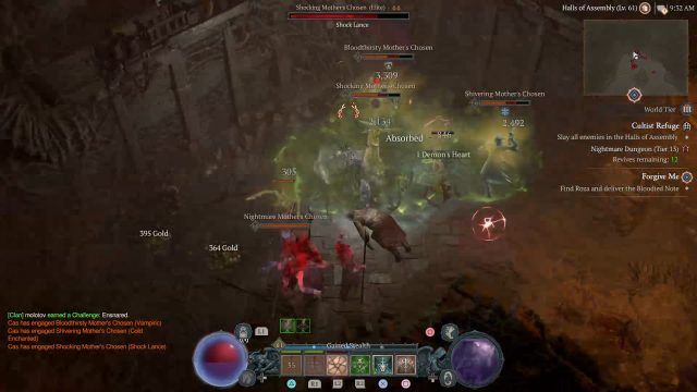 Shadow Clone Ultimate Skill in Combat for the Assisted Damage