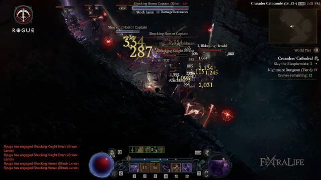 Twisting Blades (Level 50-70) in Combat