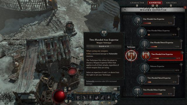 Two-Handed Axe Expertise for the Barbarian Class