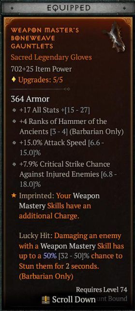 Diablo 4 Hammer of the Ancients Barbarian Build   Juggernaut