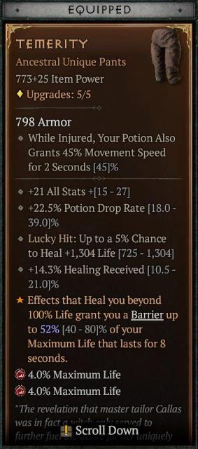 Diablo 4 Lvl 70+ Perfected Twisting Blades Build   Rogue Shadowblade